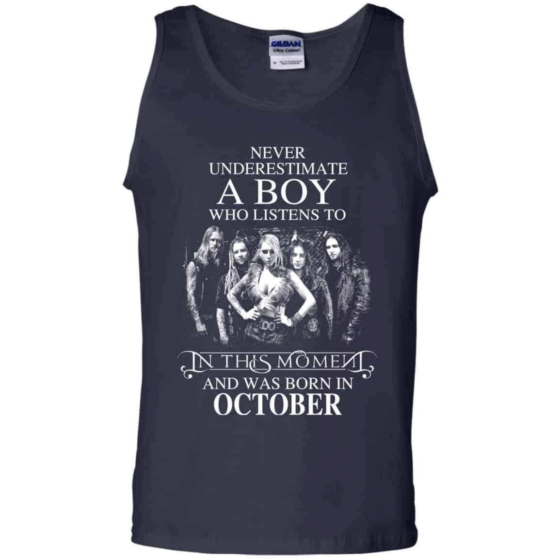 A Boy Who Listens To In This Moment And Was Born In October T-Shirts, Hoodie, Tank