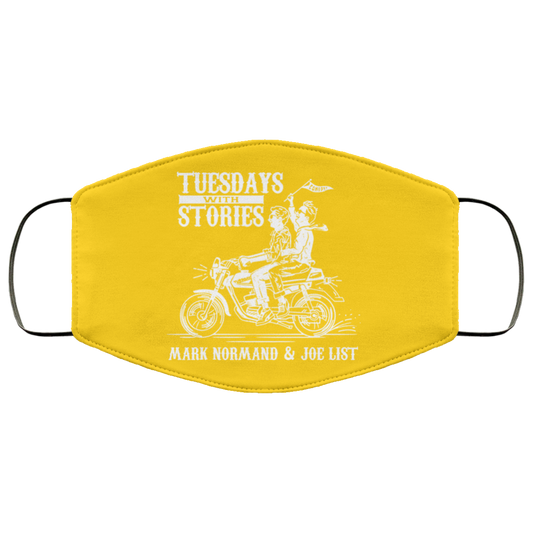 
	Tuesdays With Stories Mark Normand & Joe List Face Mask