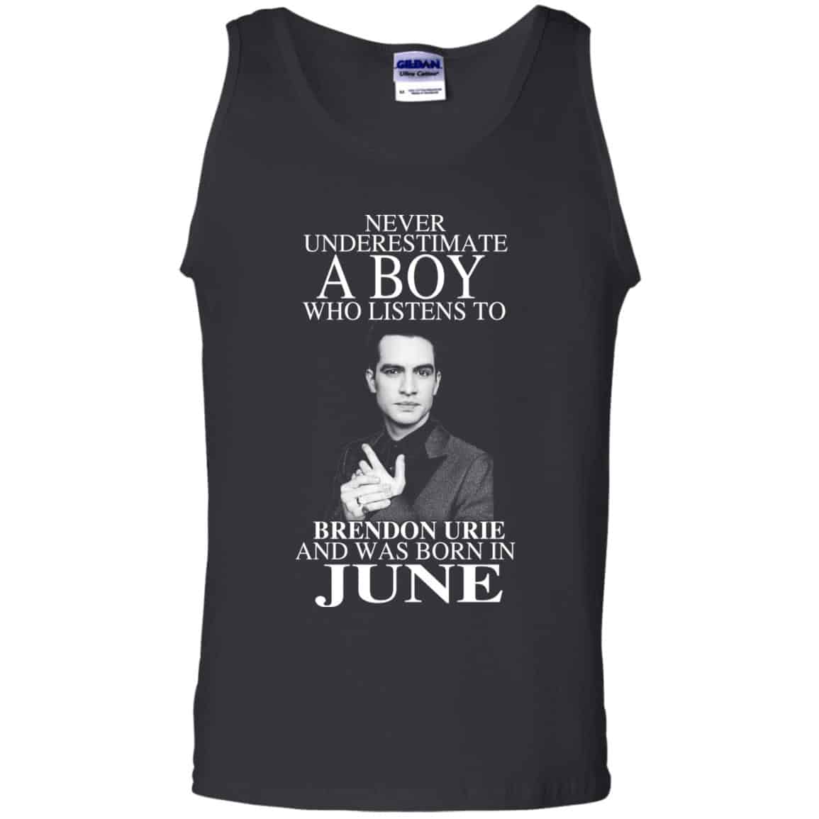 A Boy Who Listens To Brendon Urie And Was Born In June T-Shirts, Hoodie, Tank