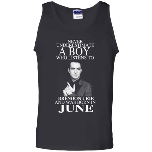 A Boy Who Listens To Brendon Urie And Was Born In June T-Shirts, Hoodie, Tank