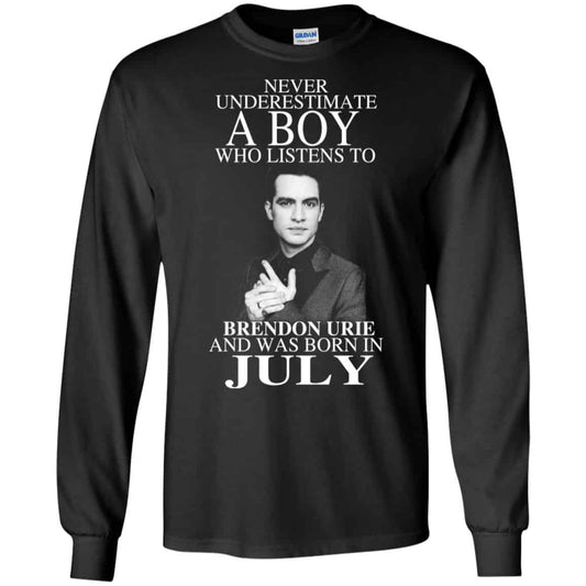 
	A Boy Who Listens To Brendon Urie And Was Born In July T-Shirts, Hoodie, Tank
