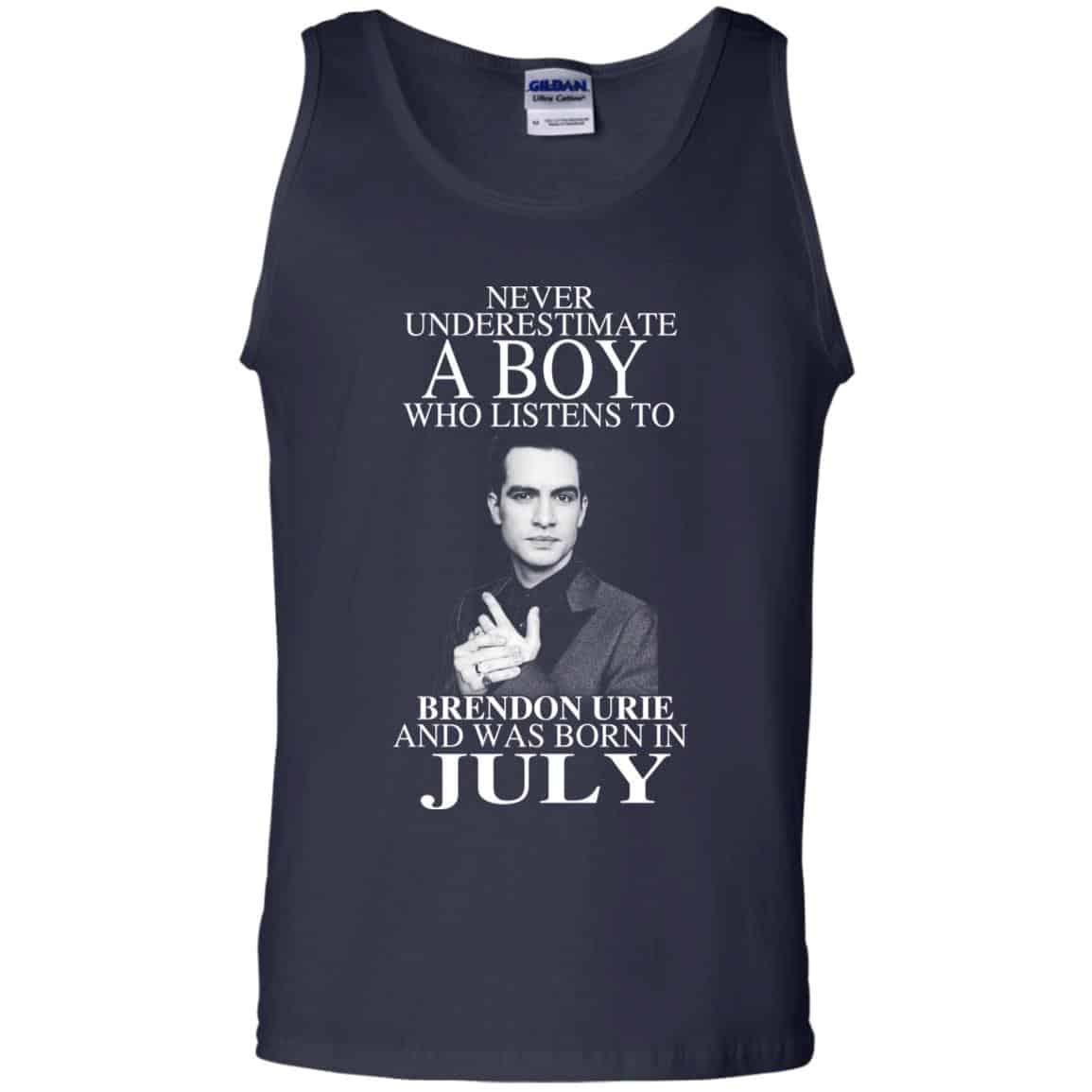 A Boy Who Listens To Brendon Urie And Was Born In July T-Shirts, Hoodie, Tank