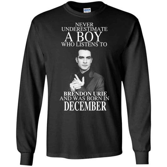
	A Boy Who Listens To Brendon Urie And Was Born In December T-Shirts, Hoodie, Tank