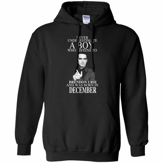 A Boy Who Listens To Brendon Urie And Was Born In December T-Shirts, Hoodie, Tank