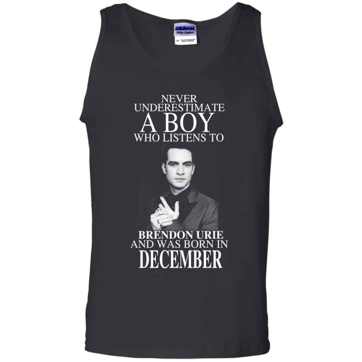 A Boy Who Listens To Brendon Urie And Was Born In December T-Shirts, Hoodie, Tank