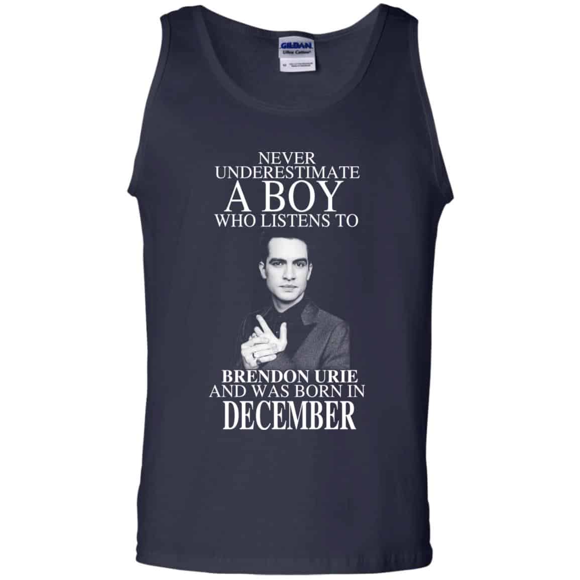 A Boy Who Listens To Brendon Urie And Was Born In December T-Shirts, Hoodie, Tank