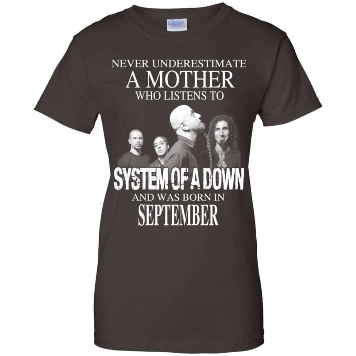 A Mother Who Listens To System Of A Down And Was Born In September T-Shirts, Hoodie, Tank