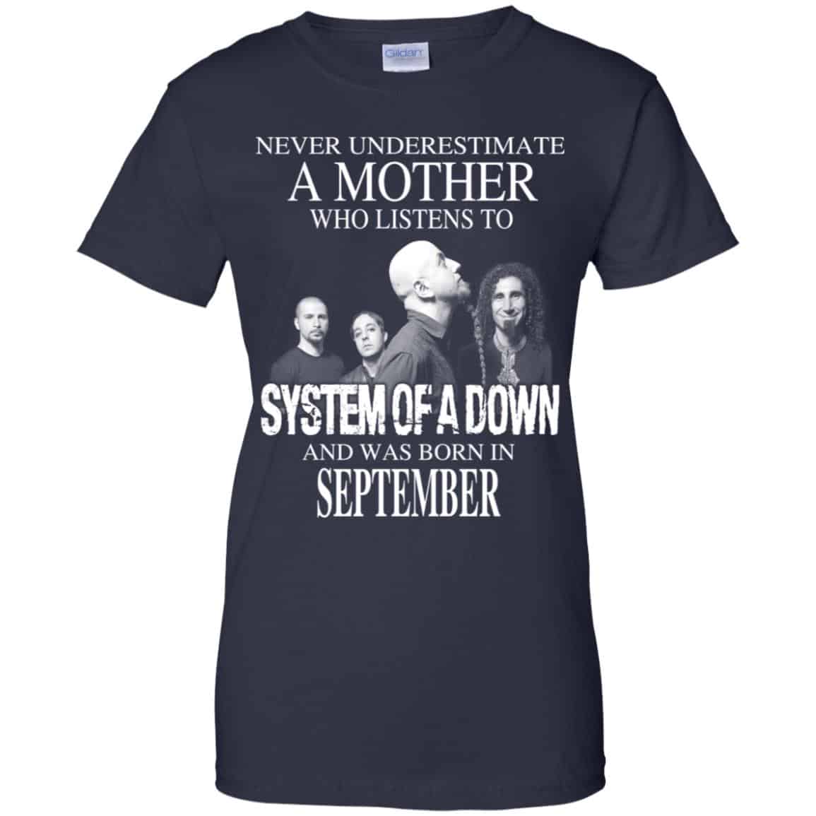A Mother Who Listens To System Of A Down And Was Born In September T-Shirts, Hoodie, Tank