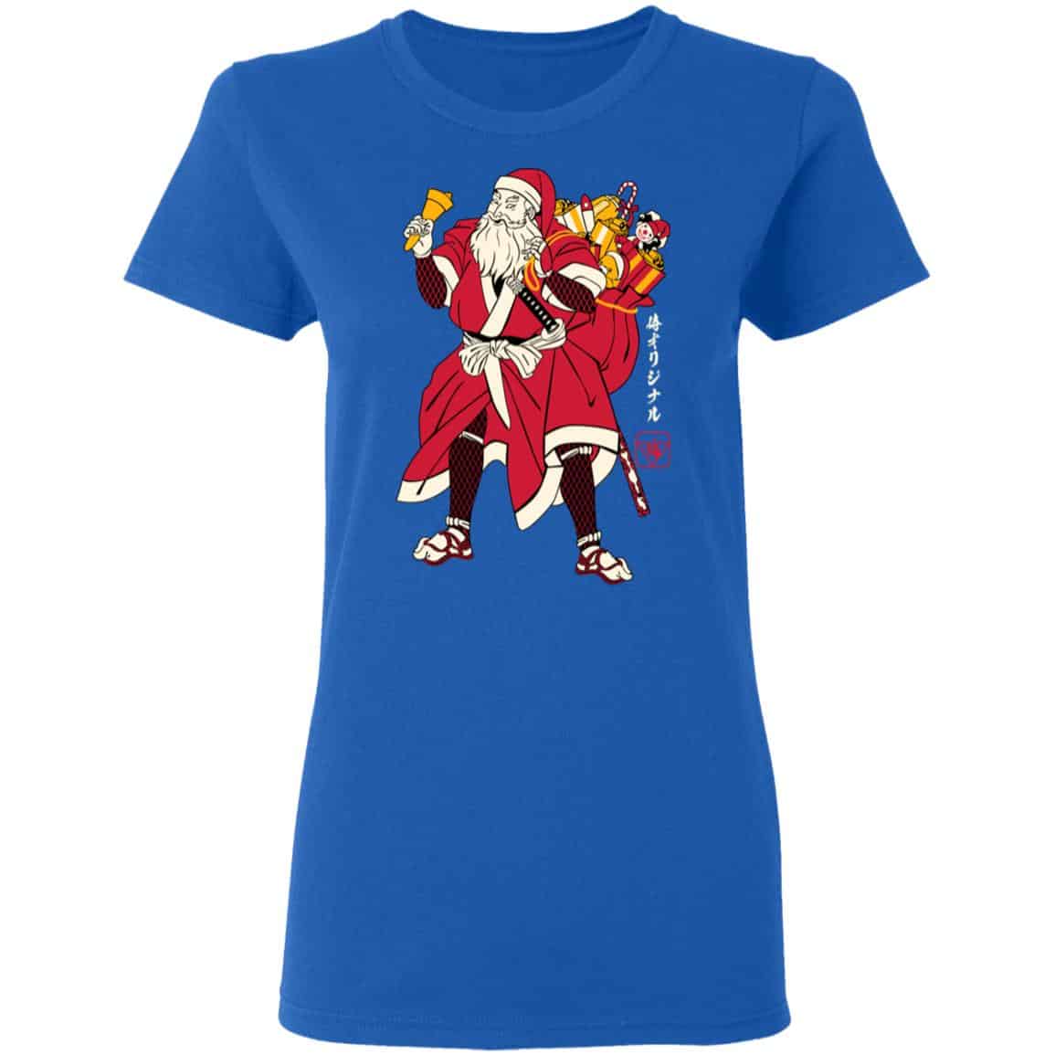 Christmas Santa Samurai Shirt, Hoodie, Tank
