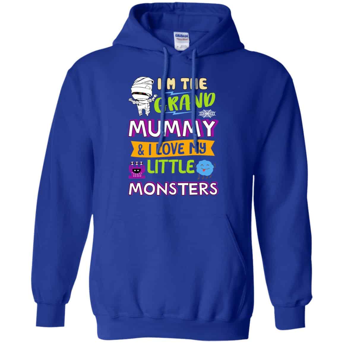 I’m The Grand Mummy & I Love My Little Monsters Shirt, Hoodie, Tank