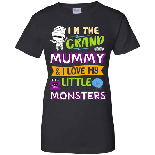 
	I’m The Grand Mummy & I Love My Little Monsters Shirt, Hoodie, Tank