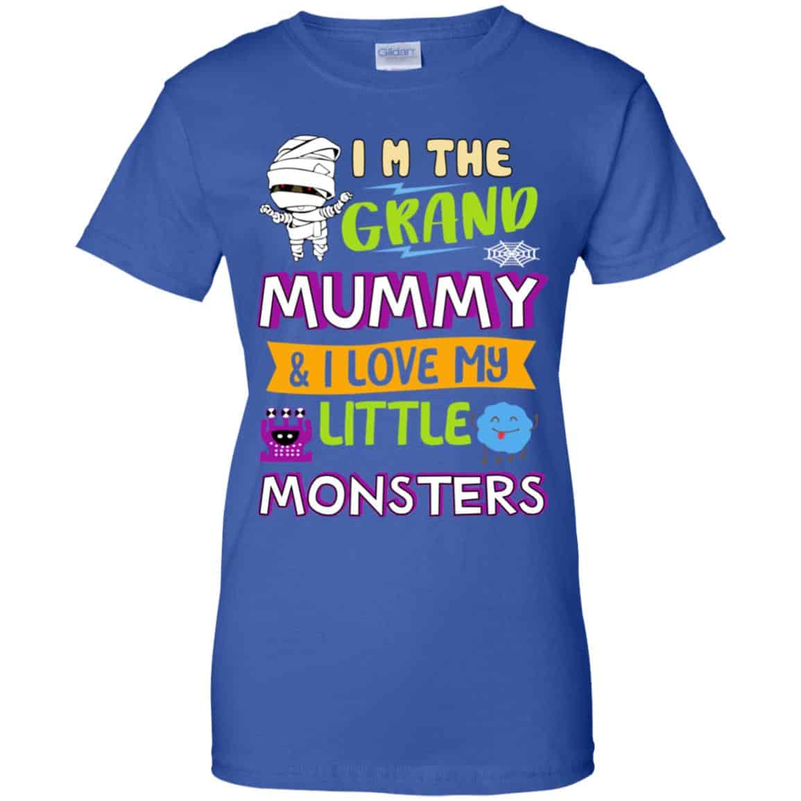 I’m The Grand Mummy & I Love My Little Monsters Shirt, Hoodie, Tank