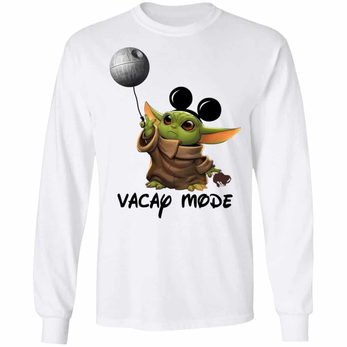 Baby Yoda Mickey mouse Vacay Mode Shirt, Hoodie, Tank