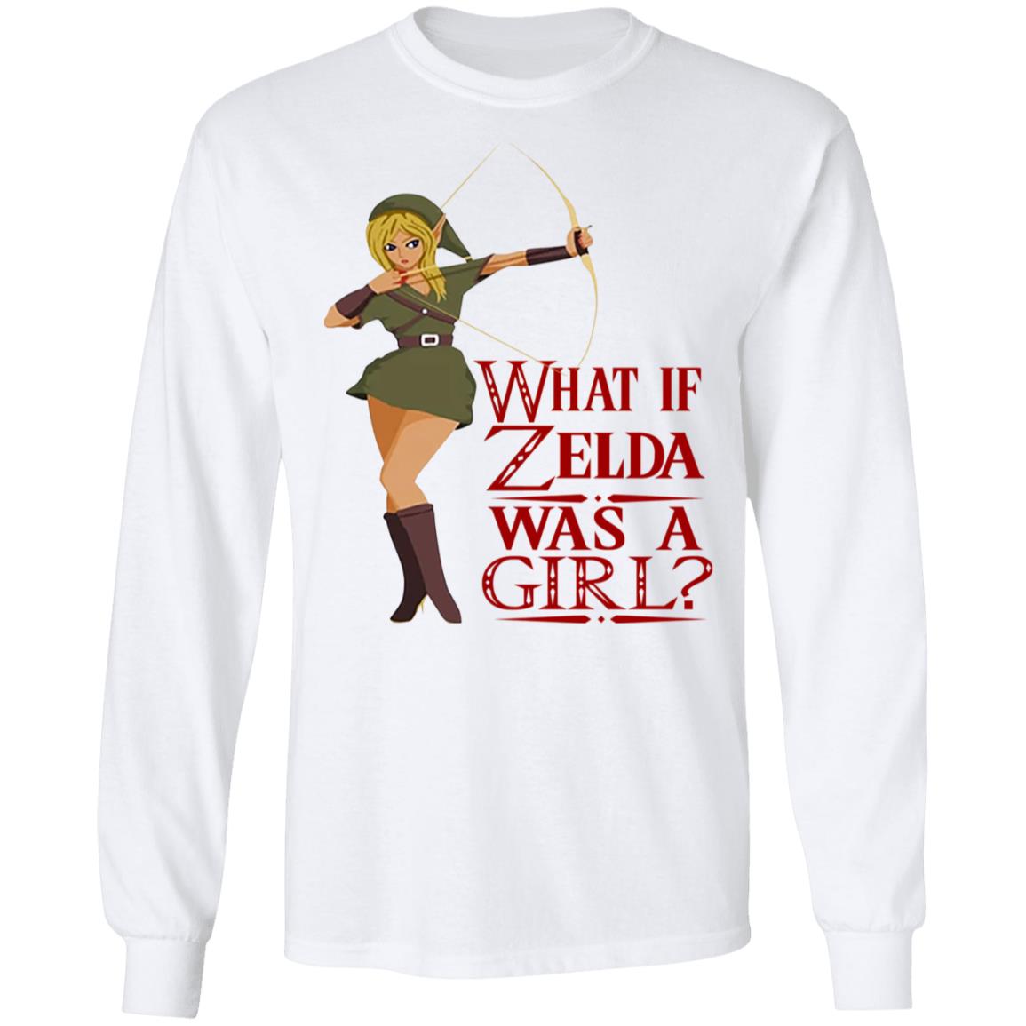What If Zelda Was A Girl Shirt, Hoodie, Tank