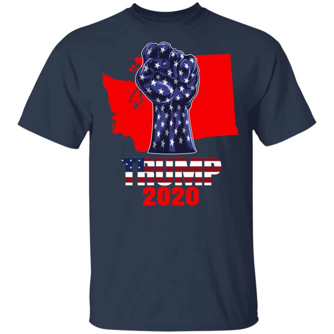Washington For President Donald Trump 2020 Election Us Flag Shirt, Hoodie, Tank