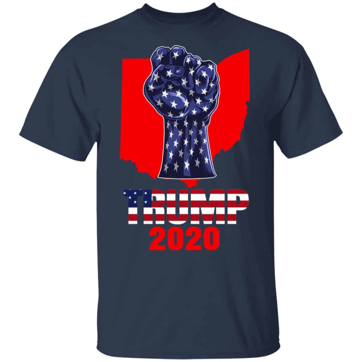 Ohio For President Donald Trump 2020 Election Us Flag Shirt, Hoodie, Tank