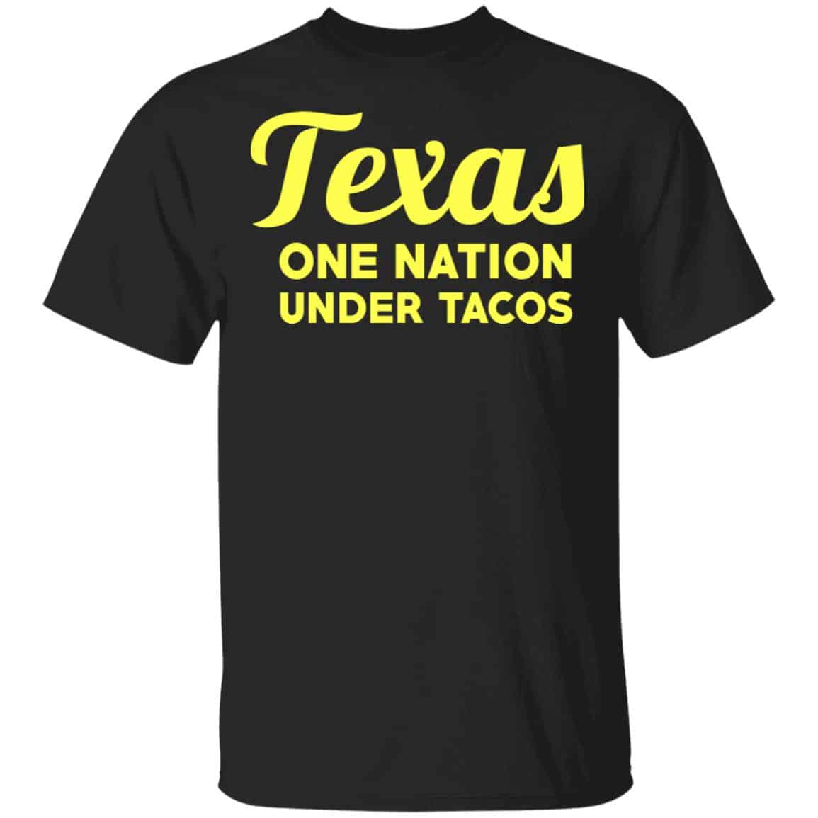 Texas One Nation Under Tacos Shirt, Hoodie, Tank