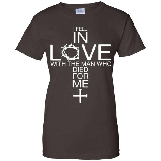 I Fell In Love With The Man Who Died For Me Shirt, Hoodie, Tank