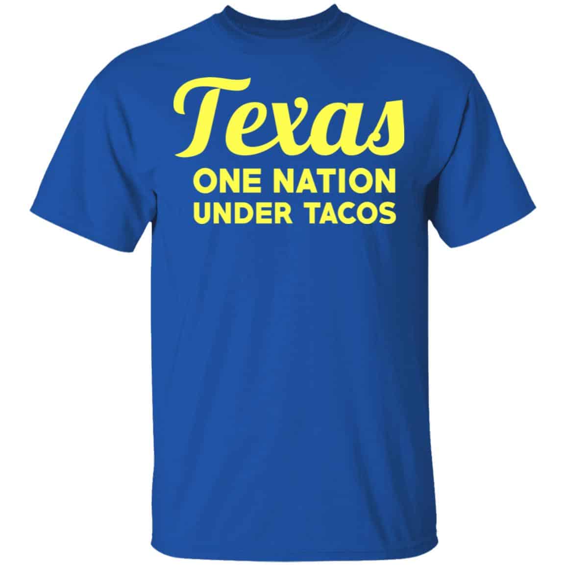 Texas One Nation Under Tacos Shirt, Hoodie, Tank