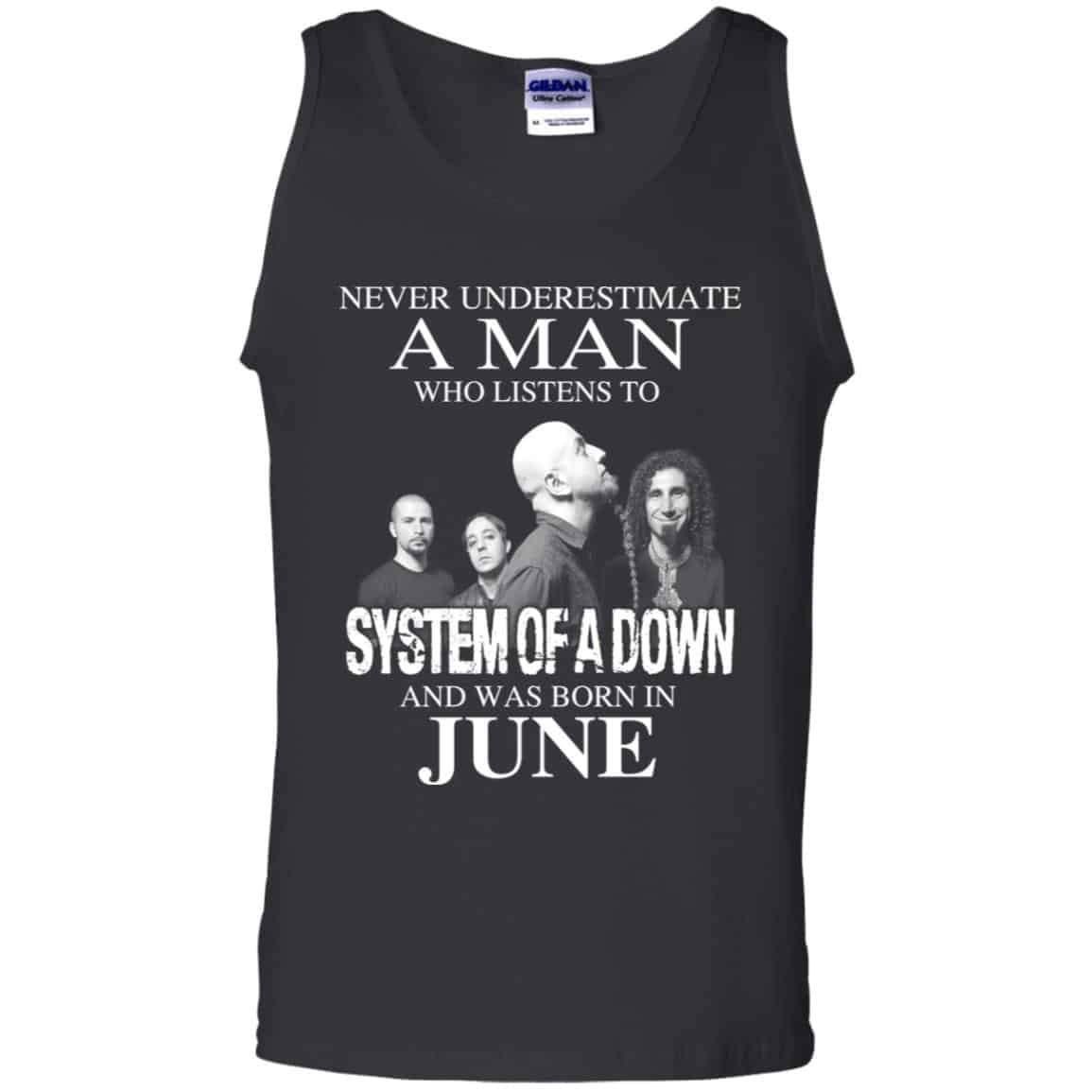 A Man Who Listens To System Of A Down And Was Born In June T-Shirts, Hoodie, Tank