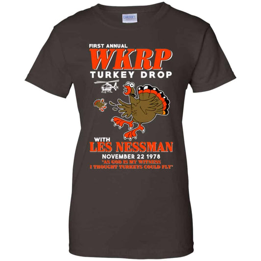 First Annual WKRP Turkey Drop With Les Nessman T-Shirts, Hoodie, Tank
