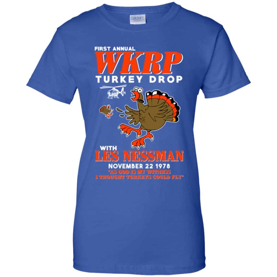First Annual WKRP Turkey Drop With Les Nessman T-Shirts, Hoodie, Tank