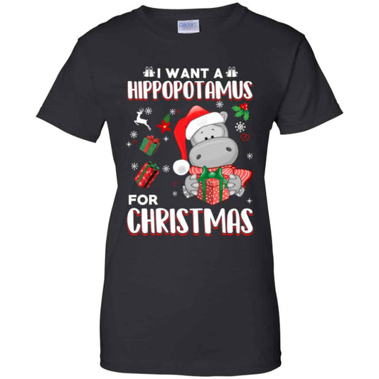 
	I Want A Hippopotamus For Christmas T-Shirts, Hoodie, Tank