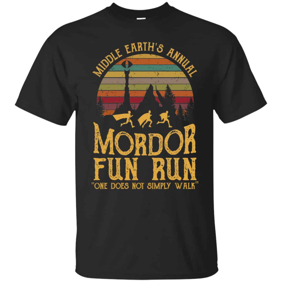 Middle Earth’s Annual Mordor Fun Run One Does Not Simply Walk Shirt, Hoodie, Tank