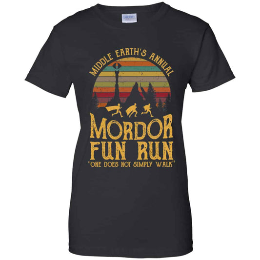 
	Middle Earth’s Annual Mordor Fun Run One Does Not Simply Walk Shirt, Hoodie, Tank