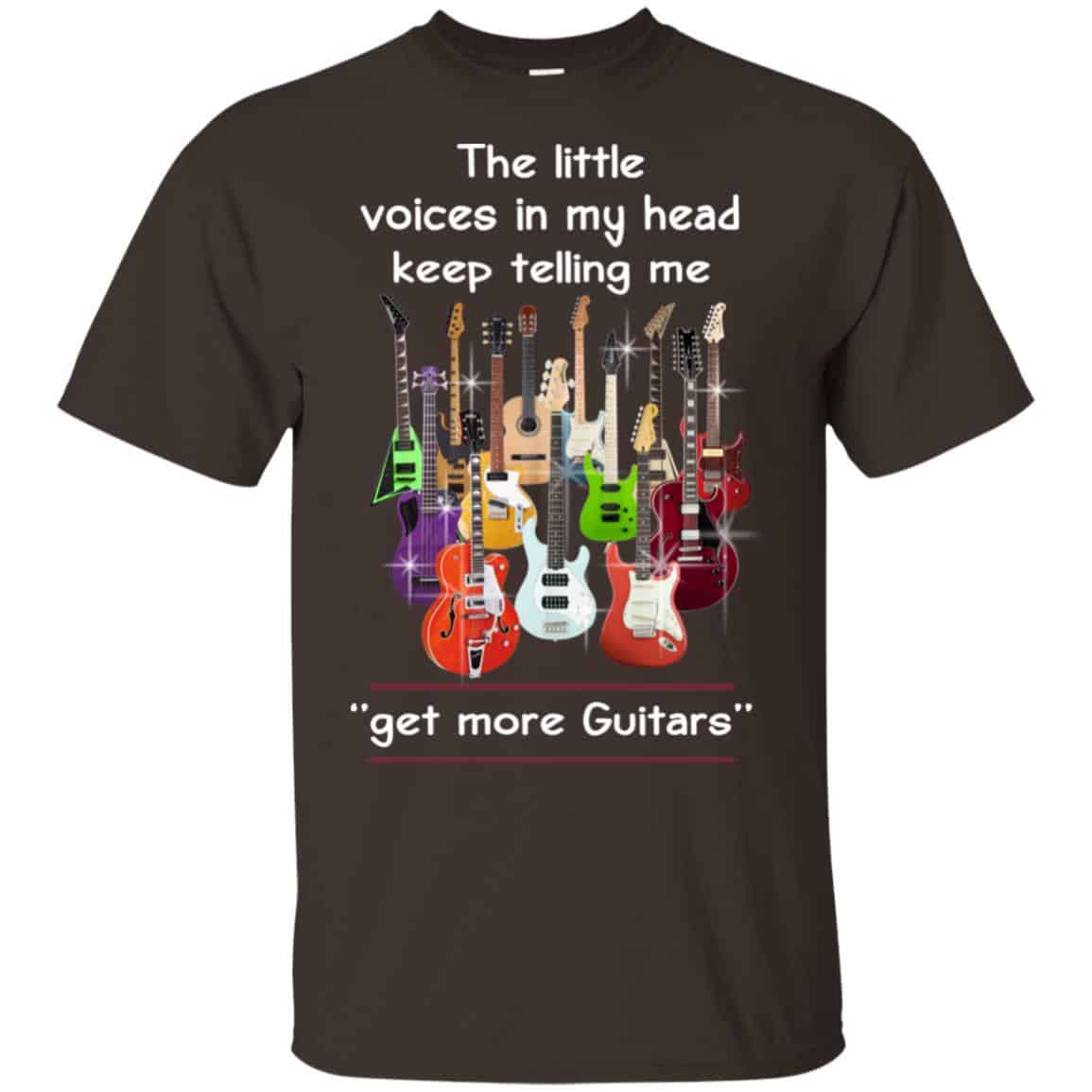 The Little Voices In My Head Keep Telling Me Get More Guitars T-Shirts, Hoodie, Tank