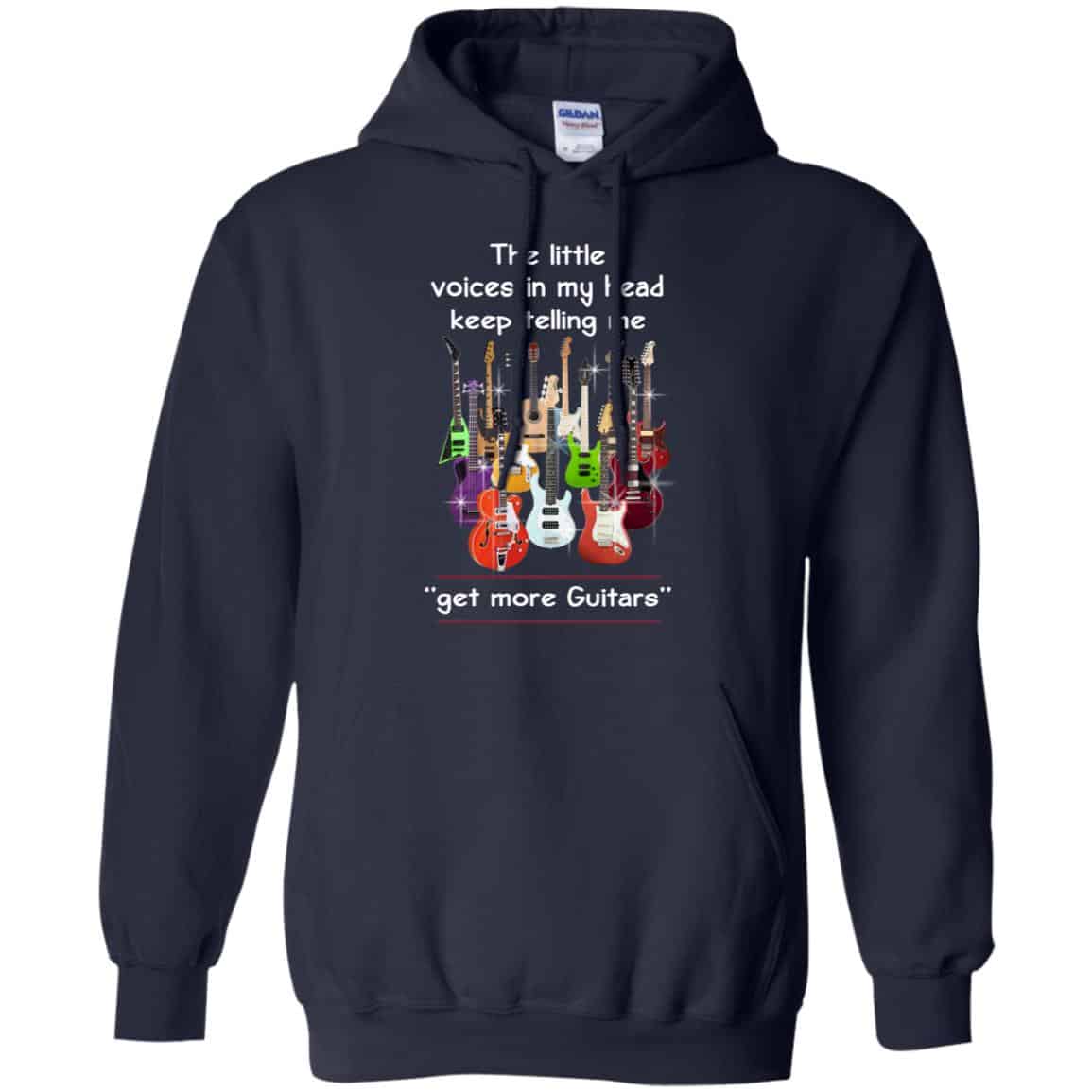 The Little Voices In My Head Keep Telling Me Get More Guitars T-Shirts, Hoodie, Tank