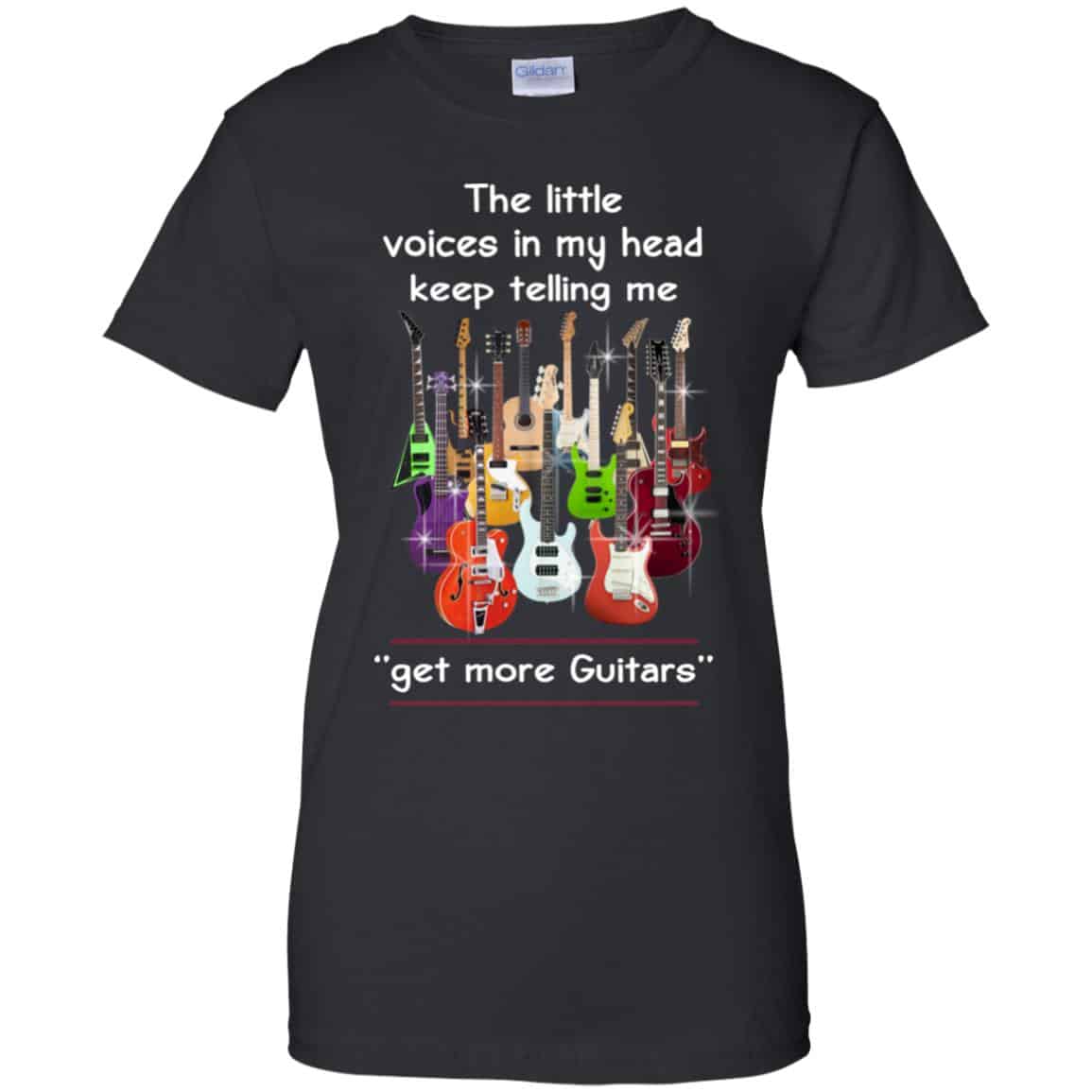 
	The Little Voices In My Head Keep Telling Me Get More Guitars T-Shirts, Hoodie, Tank