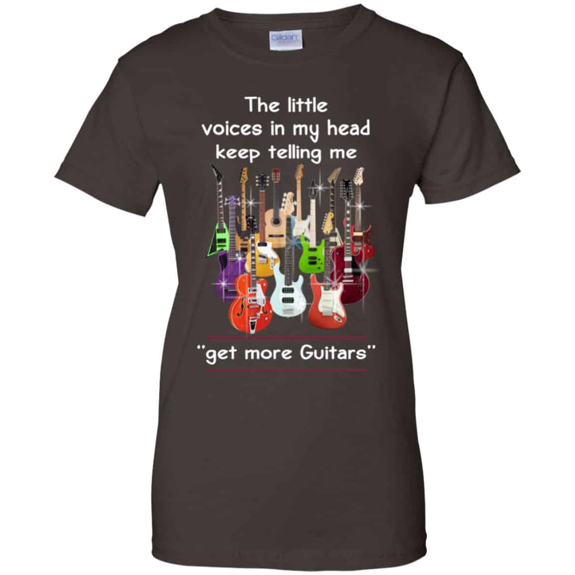The Little Voices In My Head Keep Telling Me Get More Guitars T-Shirts, Hoodie, Tank