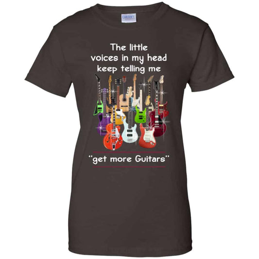 The Little Voices In My Head Keep Telling Me Get More Guitars T-Shirts, Hoodie, Tank