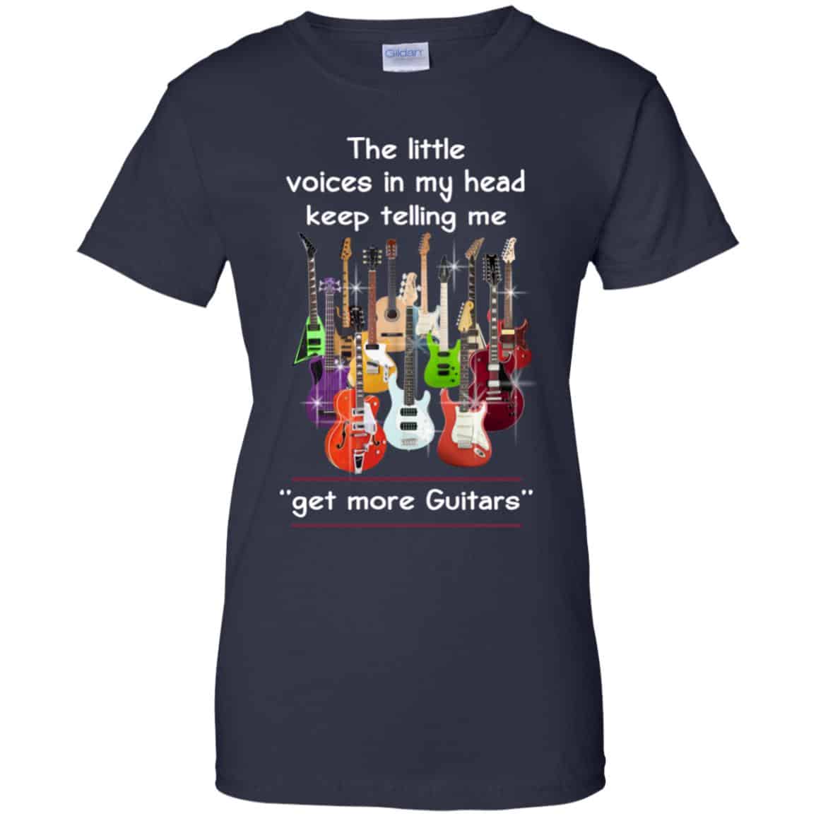 The Little Voices In My Head Keep Telling Me Get More Guitars T-Shirts, Hoodie, Tank