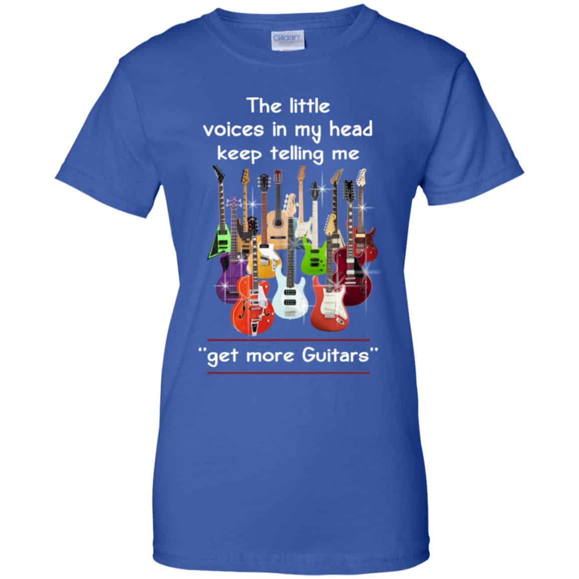 The Little Voices In My Head Keep Telling Me Get More Guitars T-Shirts, Hoodie, Tank