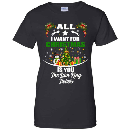 
	The Lion King: All I Want For Christmas Is You The Lion King Tickets T-Shirts, Hoodie, Tank