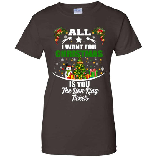 The Lion King: All I Want For Christmas Is You The Lion King Tickets T-Shirts, Hoodie, Tank