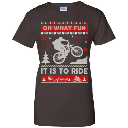 Bicycle Sweater Christmas Oh What Fun It Is To Ride T-Shirts, Hoodie, Sweater