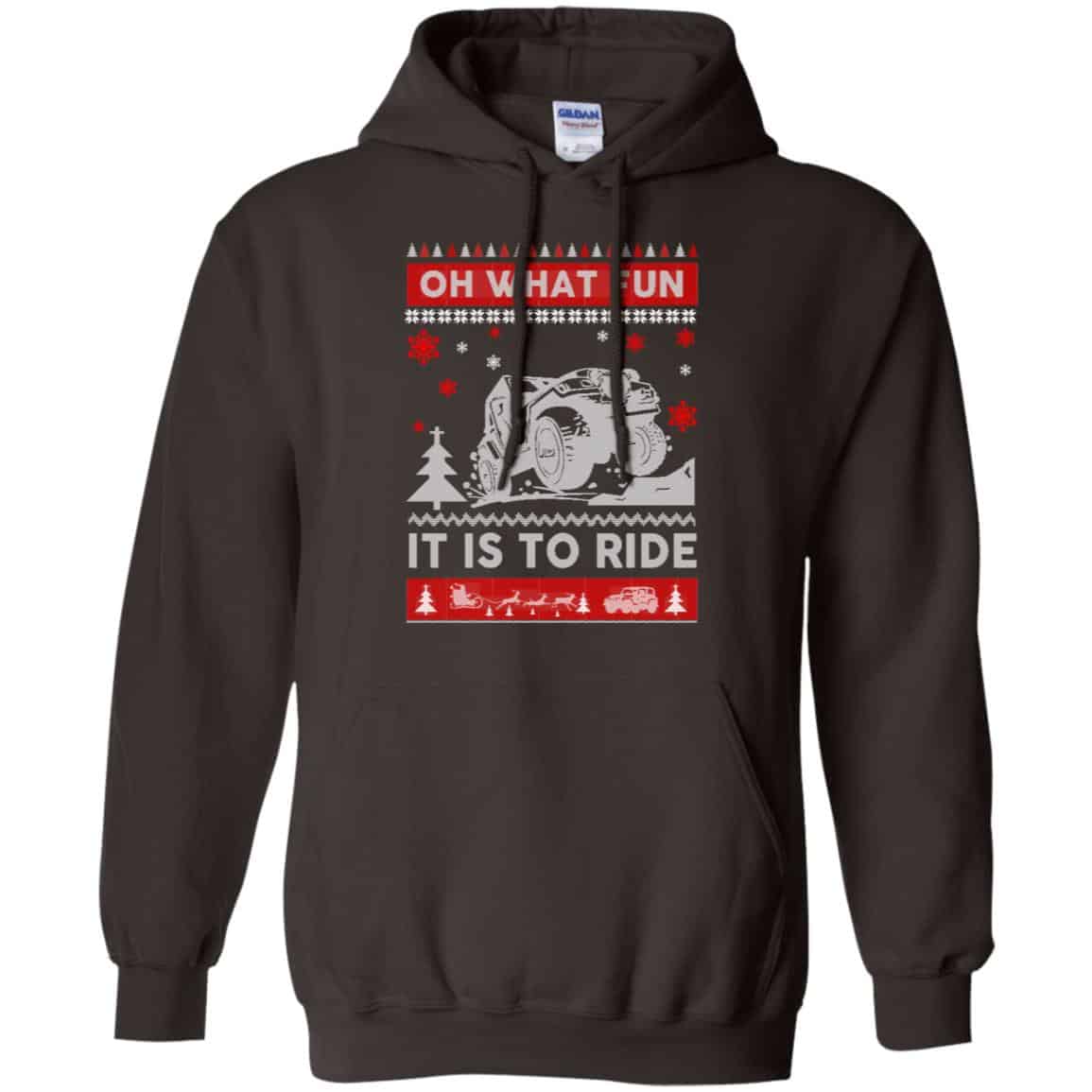 Jeep Sweater Christmas Oh What Fun It Is To Ride T-Shirts, Hoodie, Sweater
