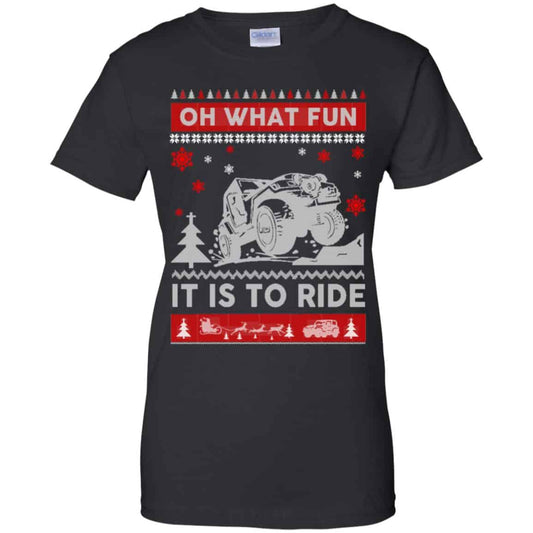 
	Jeep Sweater Christmas Oh What Fun It Is To Ride T-Shirts, Hoodie, Sweater