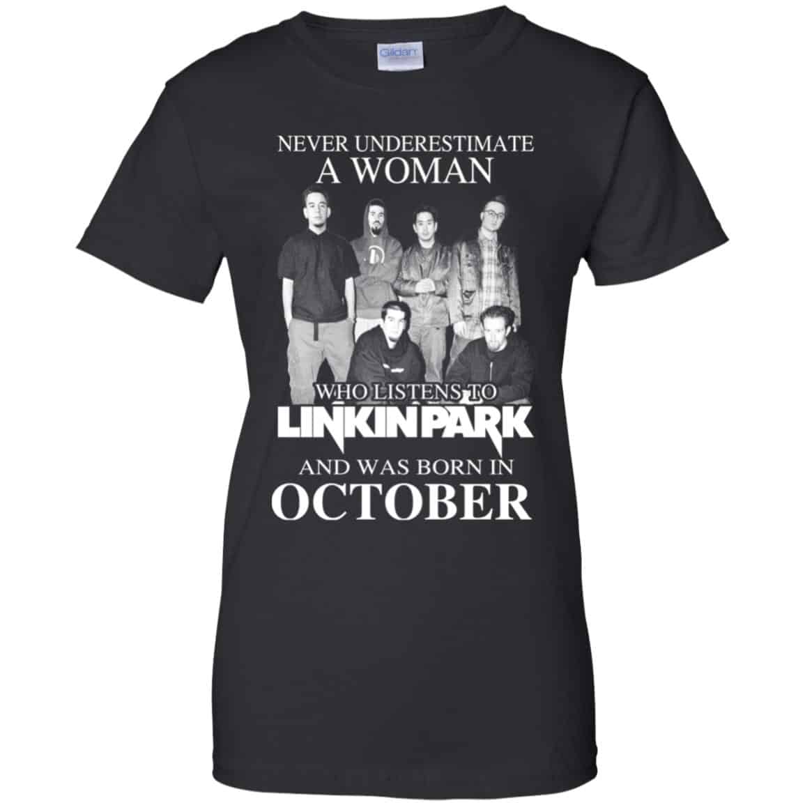 
	A Woman Who Listens To Linkin Park And Was Born In October T-Shirts, Hoodie, Tank
