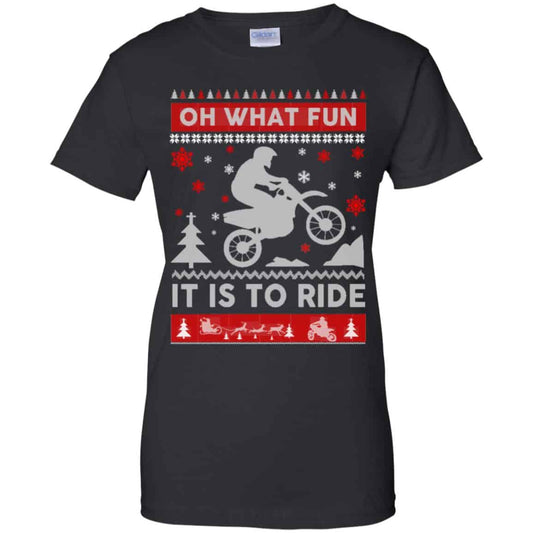 
	Motocross Sweater Christmas Oh What Fun It Is To Ride T-Shirts, Hoodie, Sweater