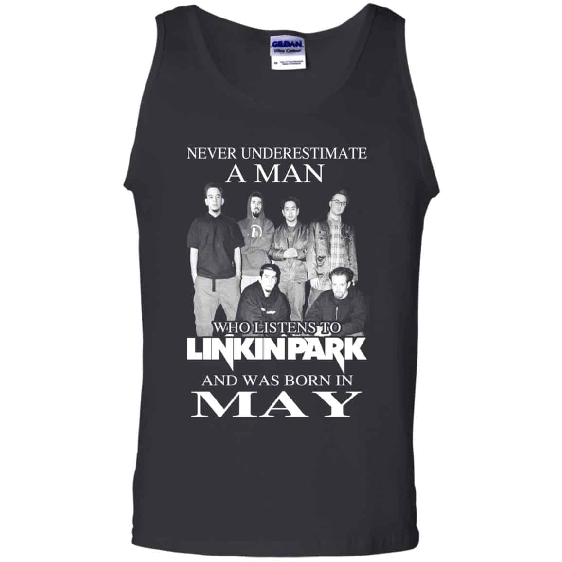 A Man Who Listens To Linkin Park And Was Born In May T-Shirts, Hoodie, Tank