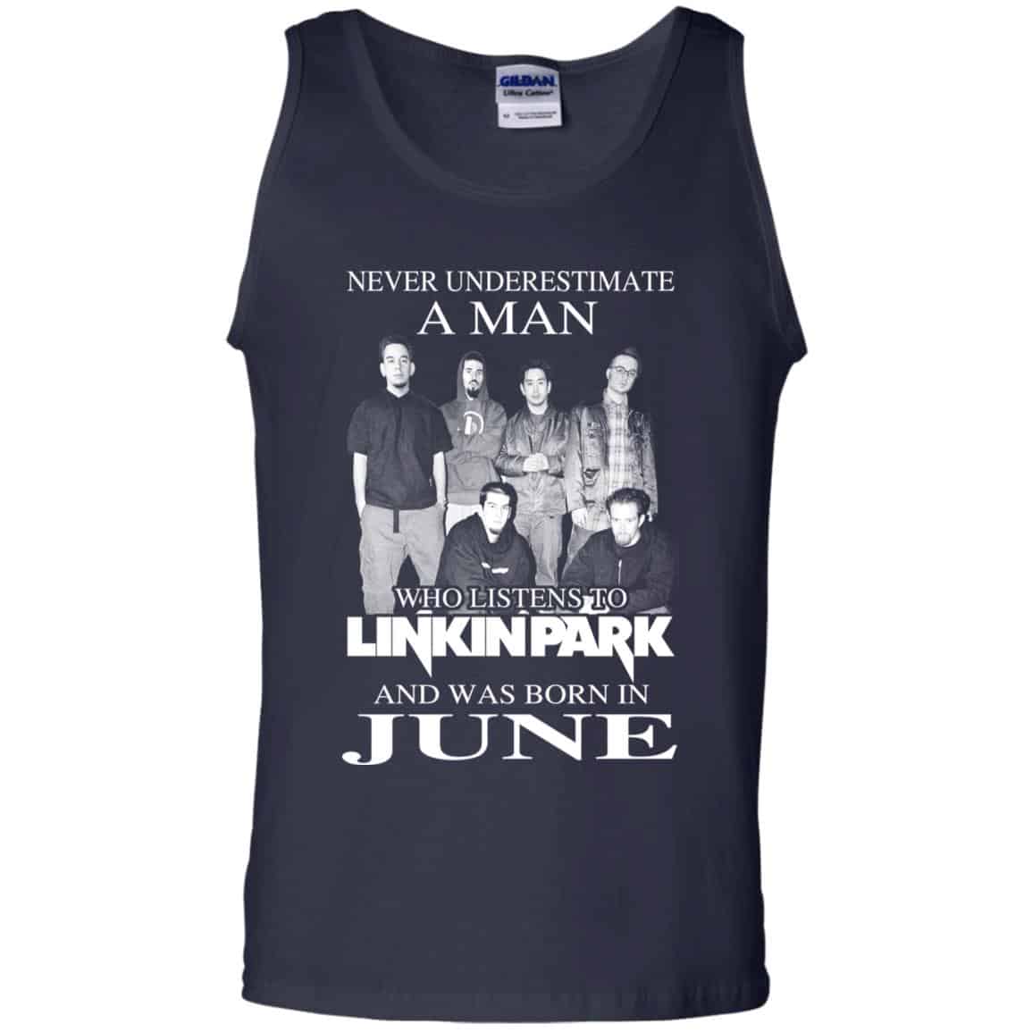 A Man Who Listens To Linkin Park And Was Born In June T-Shirts, Hoodie, Tank