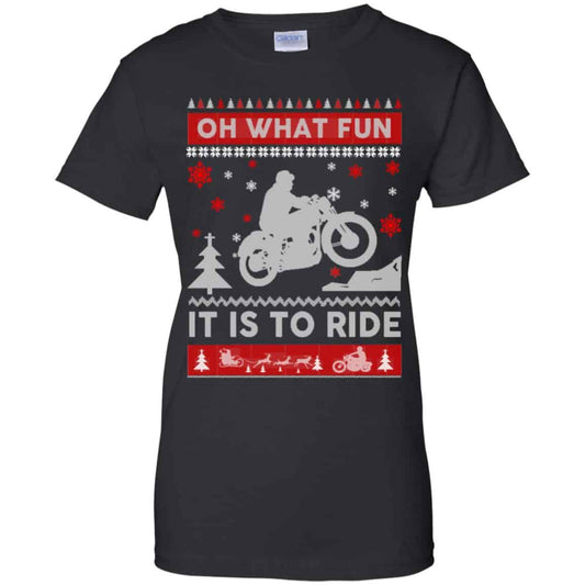 
	Motorcycle Sweater Christmas Oh What Fun It Is To Ride T-Shirts, Hoodie, Sweater