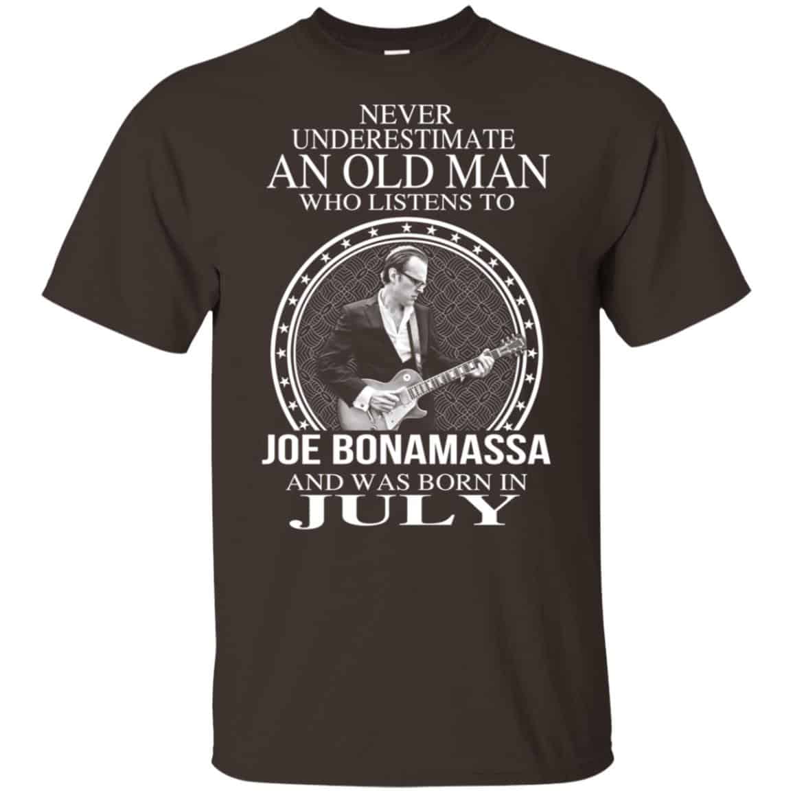 An Old Man Who Listens To Joe Bonamassa And Was Born In July T-Shirts, Hoodie, Tank