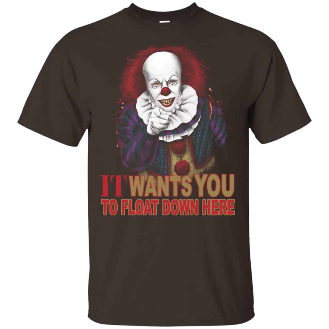 It Wants You To Float Down Here Shirt, Hoodie, Tank