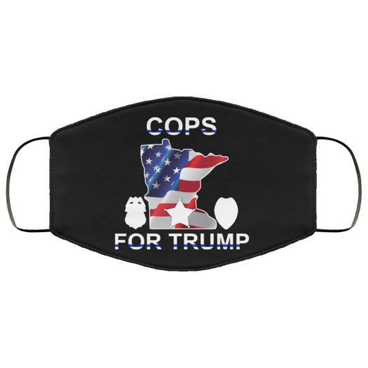 Cops For Donald Trump 2020 To President Face Mask