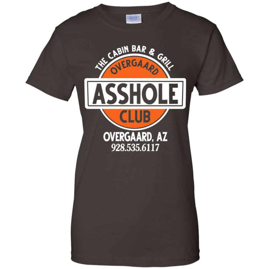 The Cabin Bar & Grill Overgaard Asshole Club Shirt, Hoodie, Tank